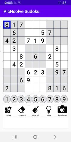 PicNsolve Sudoku - Screenshot 2