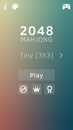 2048 : MAHJONG - Screenshot 1