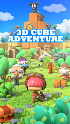 3D Cube Adventure: Puzzle Game - Screenshot 1