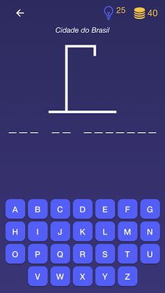 Jogo da Forca com dicas - Screenshot 3