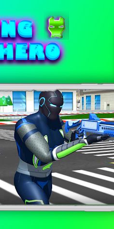 Flying Superhero 3D: vegas Maf - Screenshot 2