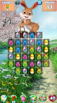 Bunny Match - Easter games and - Screenshot 1