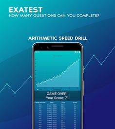 Exatest Arithmetic Speed Drill - Screenshot 1