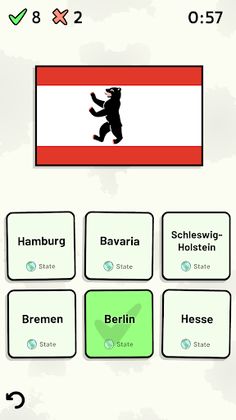 German States Quiz - Screenshot 2