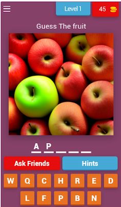 Fruit Food Guess - Screenshot 1