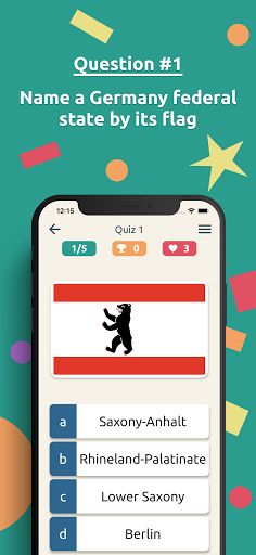 States of Germany Quiz - Flags - Screenshot 2