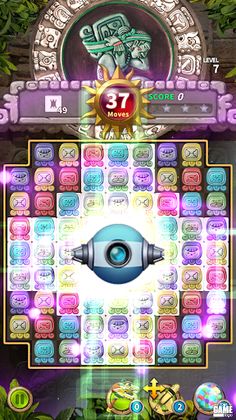 Glyph of Maya - Match 3 Puzzle - Screenshot 4