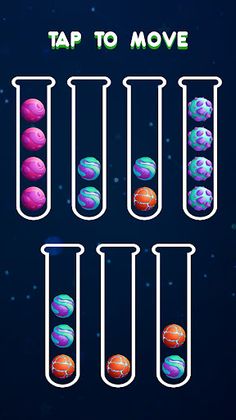 Glaxy Ball Sort Puzzle Game - Screenshot 4