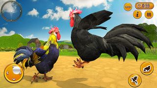 Talking Rooster: Chicken Games - Screenshot 1