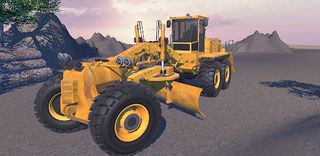 Grader Simulator Snowy Roads - Screenshot 1