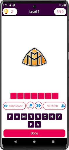 Cars Logo Quiz - Screenshot 4