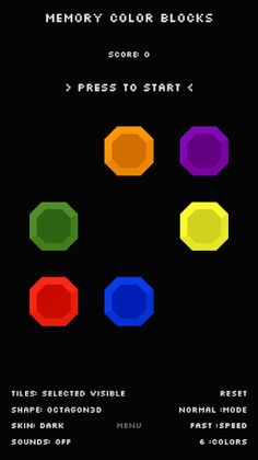 Memory Color Blocks - Screenshot 2