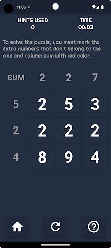 Sumplete: Sum delete - Screenshot 1