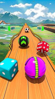 Rolling Going Ball Run 2048 3d - Screenshot 2