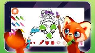 Coloring for kids with Rocky - Screenshot 2