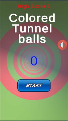 Colored Tunnel balls - Screenshot 1