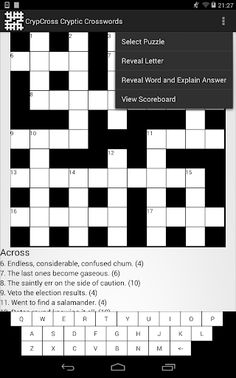 CrypCross Cryptic Crosswords - Screenshot 2