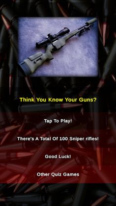 Marksman Sniper Rifle Quiz - Screenshot 1