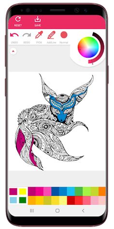 Animal Mandala Coloring Book - Screenshot 3