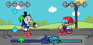 FNFvs Tonic thomas skin Mod - Screenshot 1