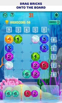 Jewels - Number puzzle game - Screenshot 3