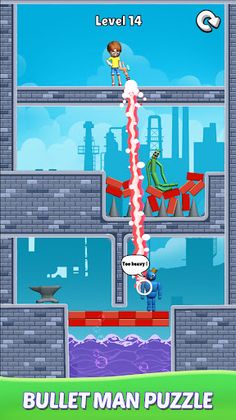 Mr Laser: Bullet Man Puzzle - Screenshot 1