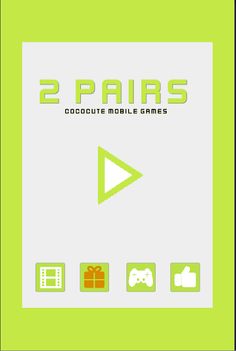 2 PAIRS : CARD MATCHING GAME - Screenshot 1