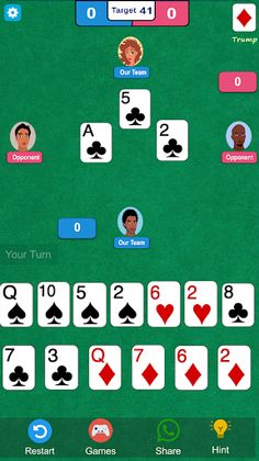 Tarneeb Card Game (طرنيب) - Screenshot 4