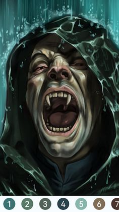 Vampire Paint by Number - Screenshot 3