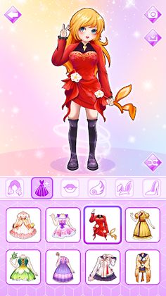 Anime Doll Dress up Girl Games - Screenshot 1