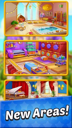 Hotel Match : Home Design - Screenshot 2