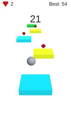 Hop Ball & Tiles - Screenshot 2