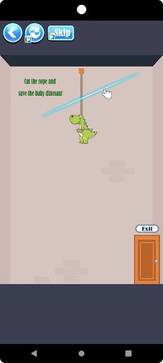 Rescue Dinosaur Cut Rope - Screenshot 1
