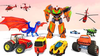 US Robot Police Bike Hero Game - Screenshot 3