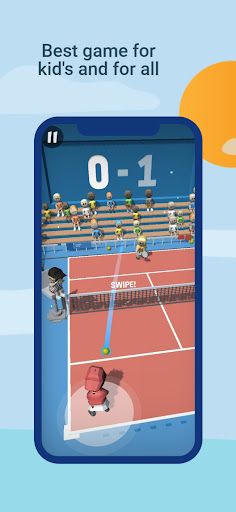 Power Out Tennis - Screenshot 4