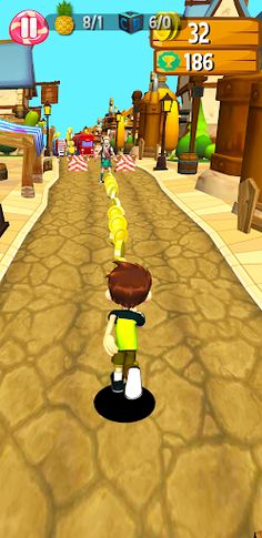 Ben Super Aliens 10 Runner 3D - Screenshot 4