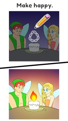 Draw Happy Fairy : Fun Game - Screenshot 1