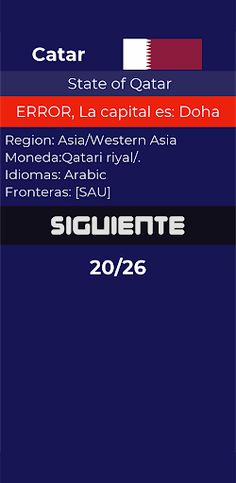 Countries for Martín - Screenshot 1