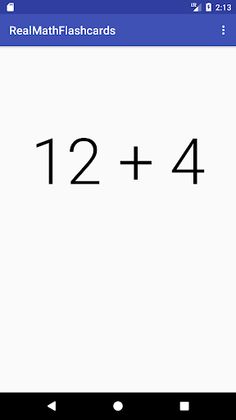 RealMathFlashcards - Screenshot 1