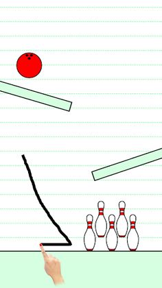 Draw Bowling - Screenshot 1