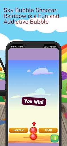 Sky Bubble Shooter : Rainbow - Screenshot 3