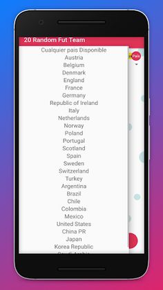 Equipo de fútbol aleatorio - R - Screenshot 3