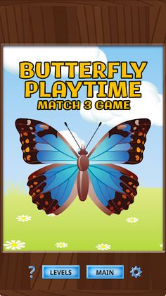 Butterfly Playtime Match 3 - Screenshot 1