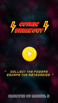 Cosmic Breakout - Screenshot 1