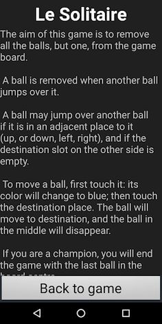 Le Solitaire - Screenshot 2