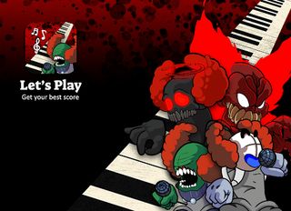 Tricky FNF Piano Games Mod DDR - Screenshot 1