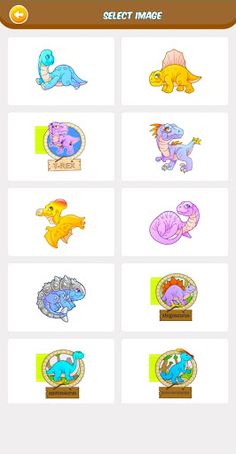 Dinosaur Coloring Game - Screenshot 1