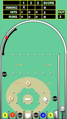 Baseball Pinball-Pachinko game - Screenshot 2