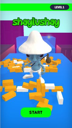 Шайлушай Smurf Cat Run - Screenshot 1