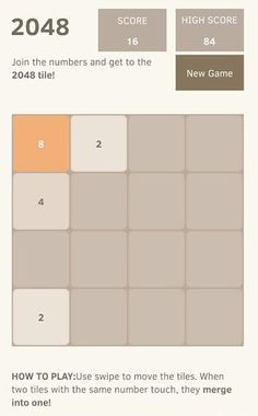 2048 - Screenshot 1